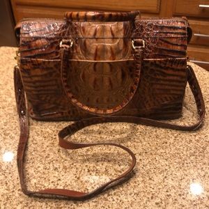 Brahmin Toasted Almond Satchel